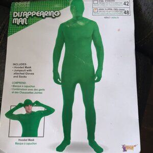 Men's Size XL Disappearing Man Costume Worn Once